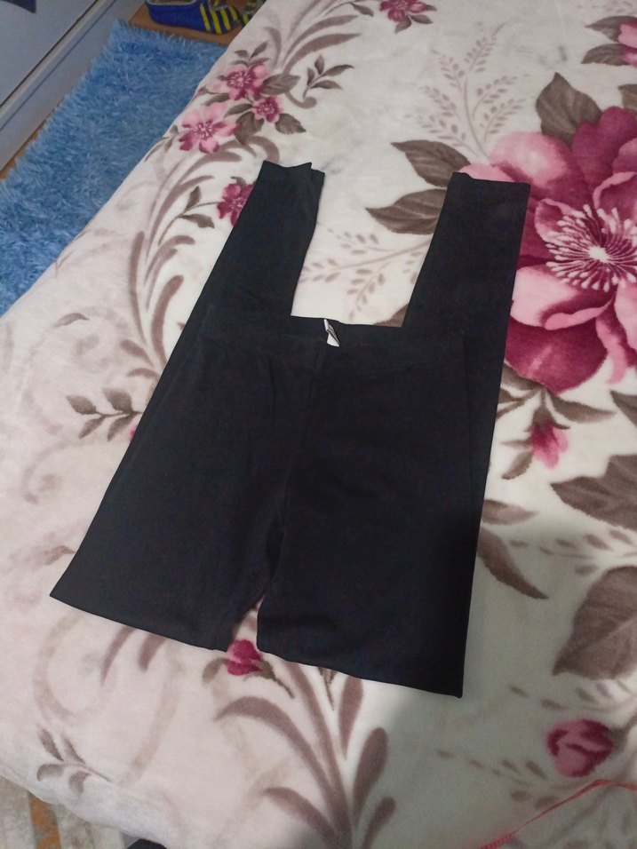 Siyah Kadın Midi Tayt - Görsel 2