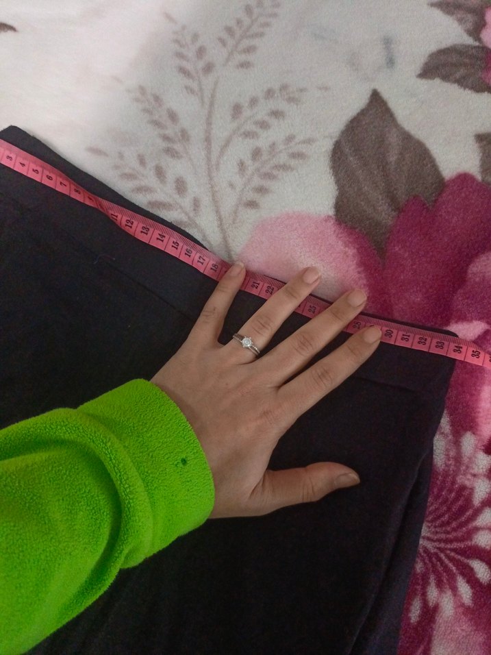 Siyah Kadın Salaş Uzun Kumaş Pantolon - Görsel 3