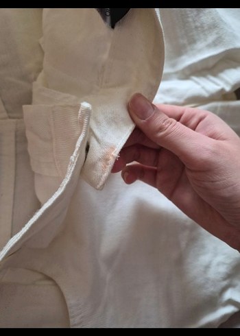 Defacto Ekru Keten Rahat Kesim Kadın Pantolon - Görsel 7