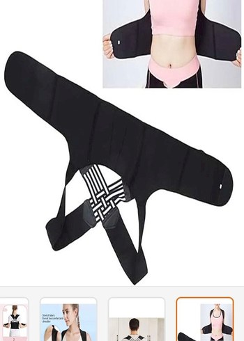 Siyah Kısa Göğüs Destek Korsesi - Görsel 4