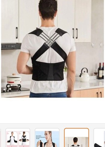 Siyah Kısa Göğüs Destek Korsesi - Görsel 3