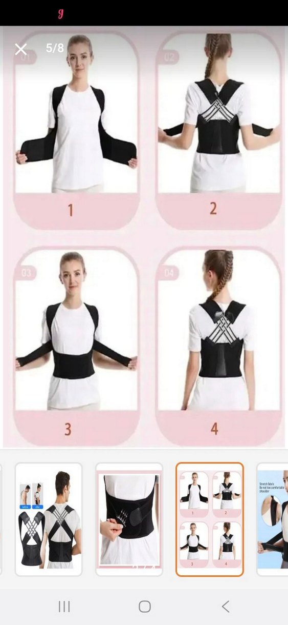 Siyah Kısa Göğüs Destek Korsesi - Görsel 2