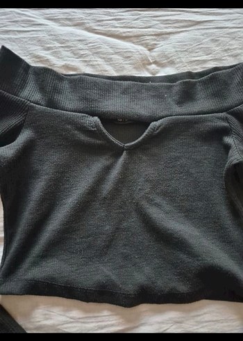 Ambar Önü Pencereli Siyah Uzun Kollu Bluz - Görsel 2