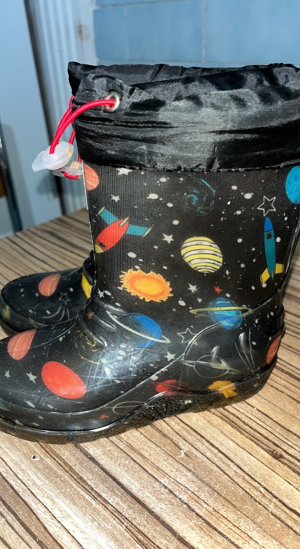 İçi Polarlı Çocuk Yağmur Çizmesi - Görsel 2