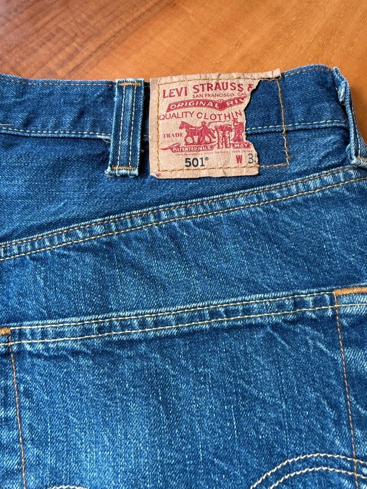 Levi's 501 Mavi Denim Jean — görsel 2/4
