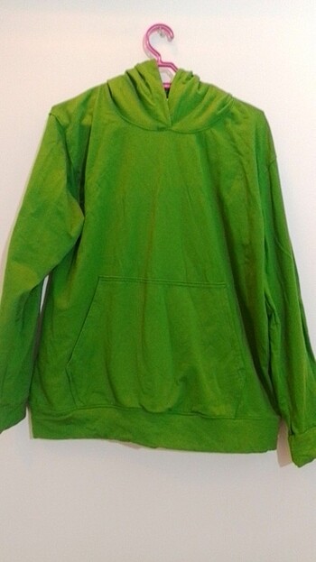 Sıfır ürün Kapsonlu sweatshirt yuzde yuz koton large beden xl d