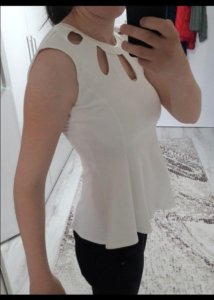 Beyaz bluz - Görsel 3