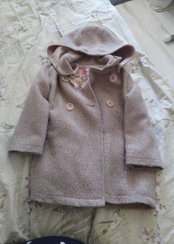 Kız çocuk kaban mont - Görsel 3
