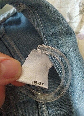 Kız çocuk kot yelek  - Görsel 4