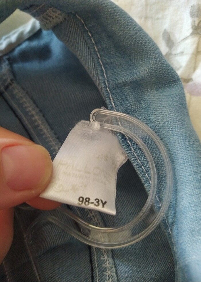 Kız çocuk kot yelek  - Görsel 4