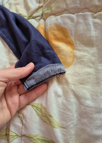 Kız Çocuk Gri Esnek Kot Tayt - Görsel 8