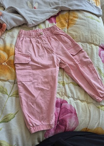 Pembe Triko Bebek Kız Takımı Uzun Kollu - Görsel 3