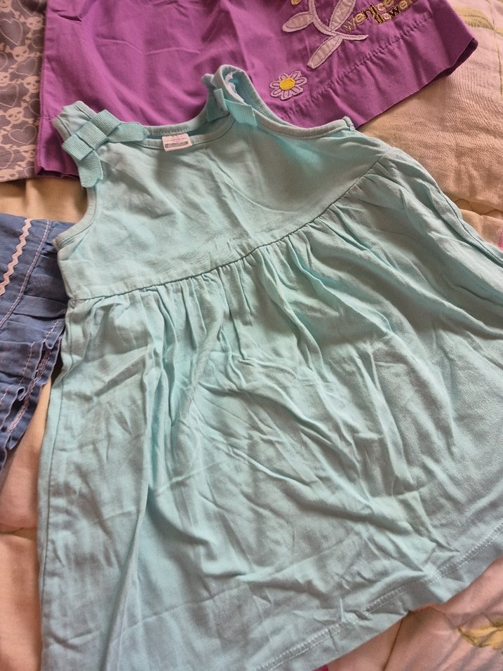 Kız Çocuk Çok Renkli Nakışlı Bohem Elbise - Görsel 5