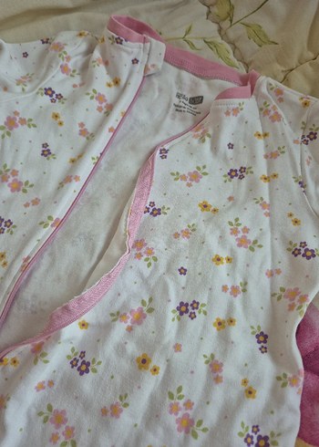 Fermuarlı Pembe Bebek Kız Tulumu - Görsel 3