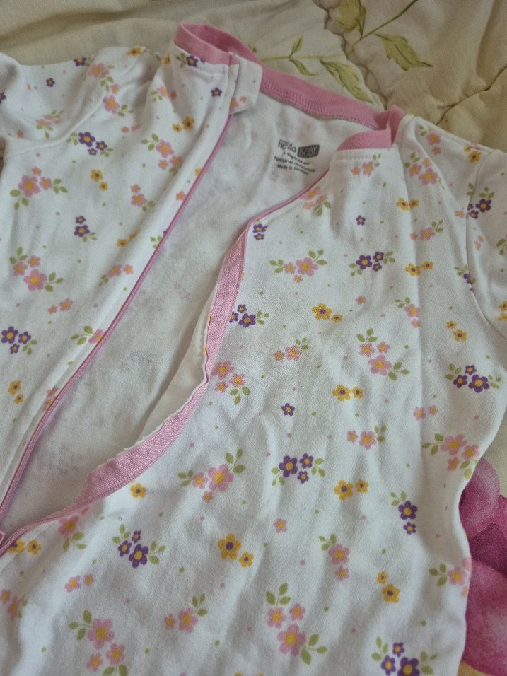 Fermuarlı Pembe Bebek Kız Tulumu - Görsel 3