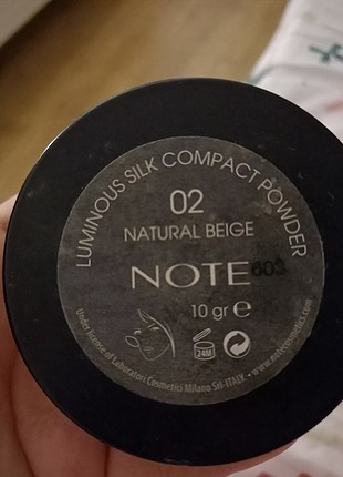 Note NOTE COMPACT POWDER 02 NATUREL BEIGE