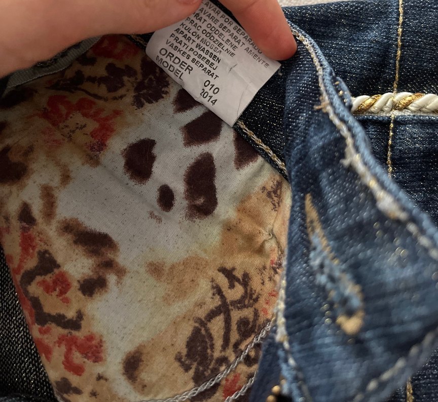Vintage Roberto Cavalli Y2K Denim Şort (38 Beden) — görsel 7/8