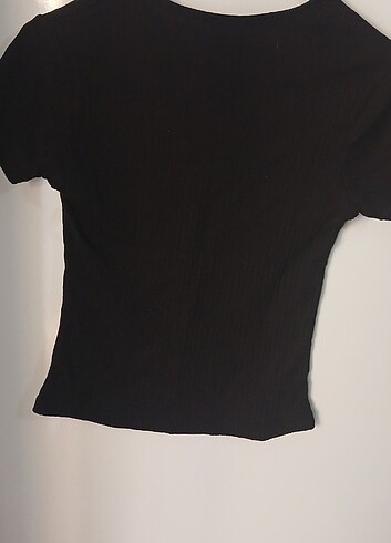 Yaka detay tshirt  - Görsel 2