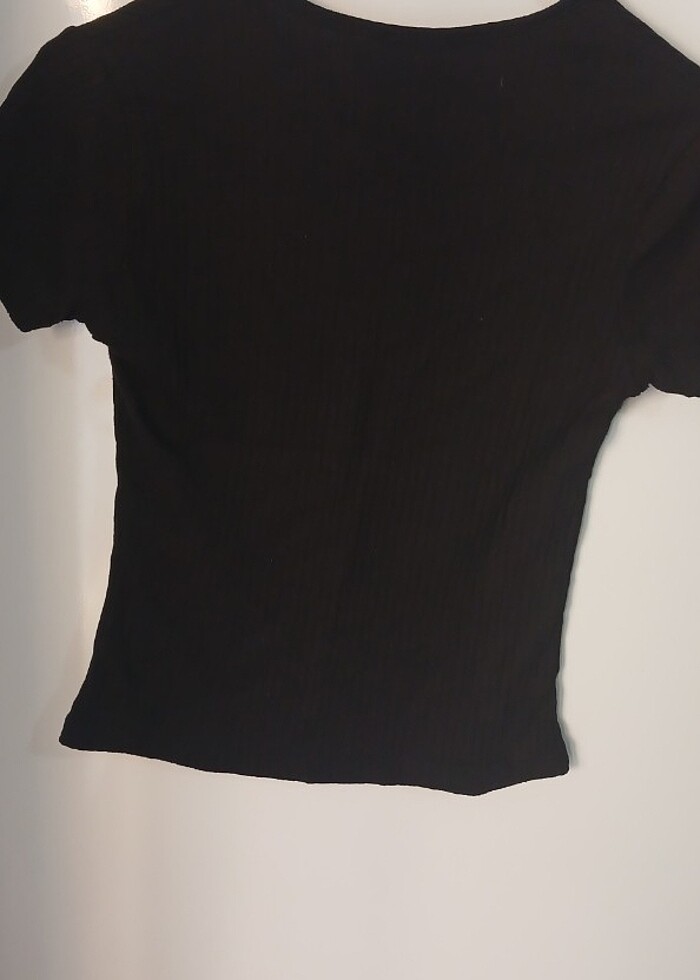 Yaka detay tshirt  - Görsel 2