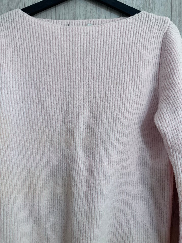 Zara pembe  Örgü Kadın Kazak - Görsel 5