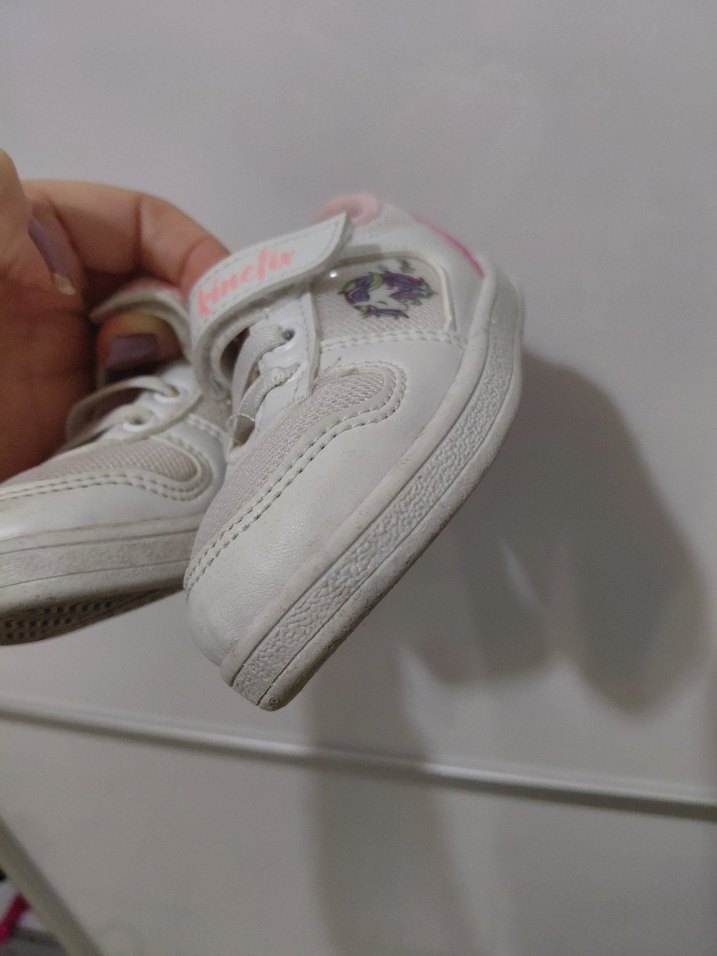 Kinetix Beyaz Pembe Kız Çocuk Spor Ayakkabı - Görsel 3