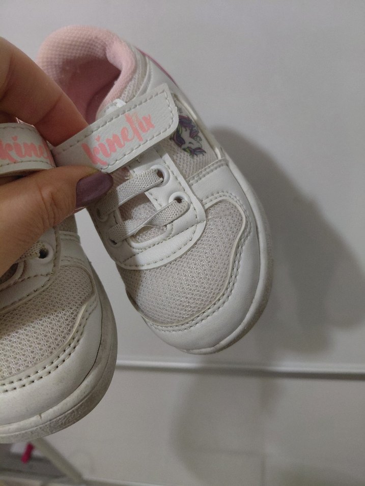 Kinetix Beyaz Pembe Kız Çocuk Spor Ayakkabı - Görsel 2