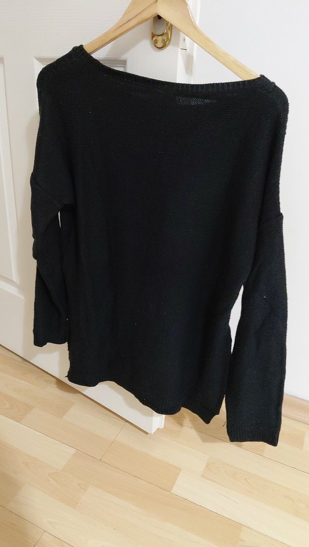 siyah kazak - Görsel 4