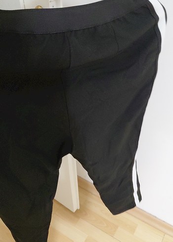 Siyah Kadın Midi Kumaş Pantolon - Görsel 3