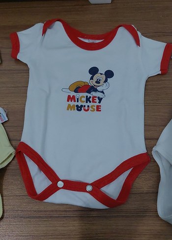 Bebek Erkek Kısa Kollu Pamuklu Body Seti - Görsel 3