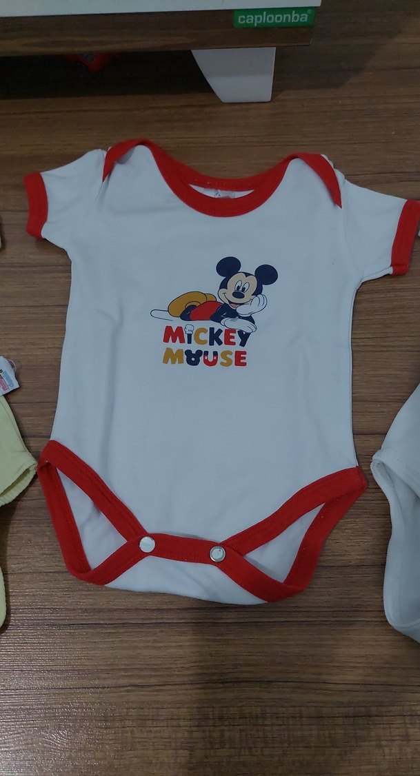 Bebek Erkek Kısa Kollu Pamuklu Body Seti - Görsel 3