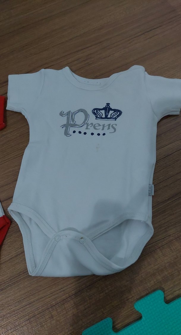 Bebek Erkek Kısa Kollu Pamuklu Body Seti - Görsel 4