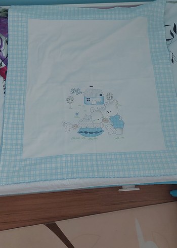 Bebek Pamuklu Baskılı Battaniye - Görsel 4