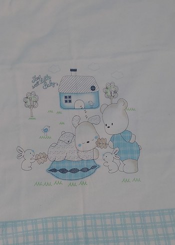 Bebek Pamuklu Baskılı Battaniye - Görsel 5