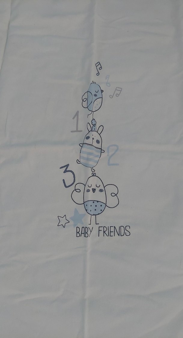 Bebek Pamuklu Baskılı Battaniye - Görsel 3