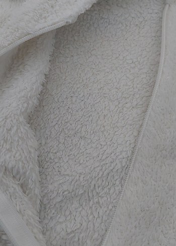 Beyaz Örgü Bebek Kar Tulumu - Görsel 3