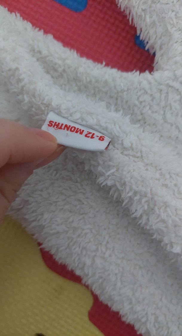 Beyaz Örgü Bebek Kar Tulumu - Görsel 5