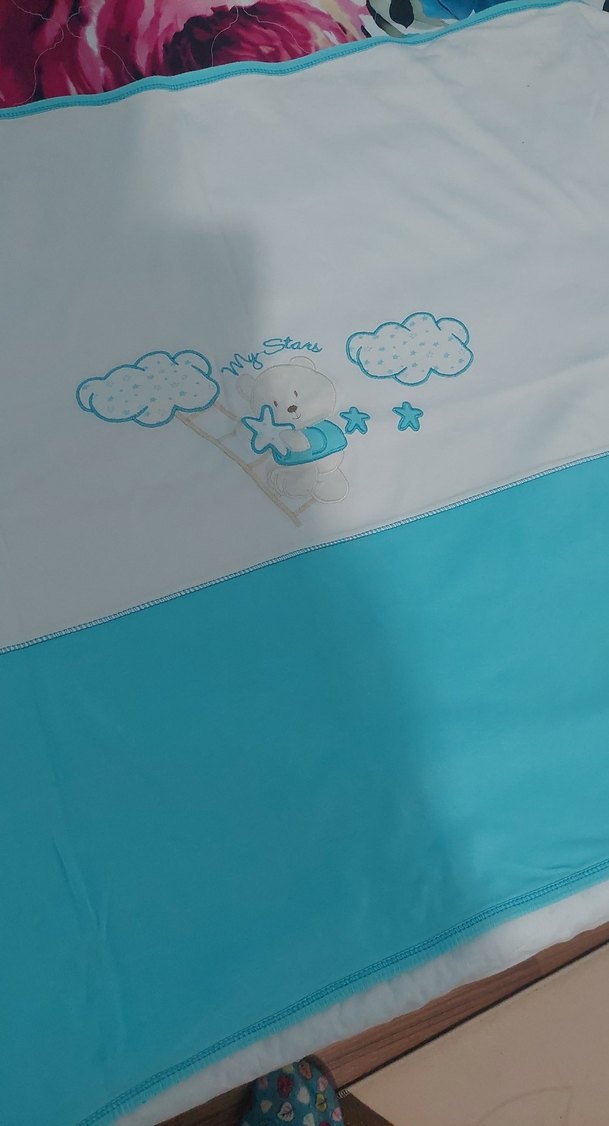 Mavi Baskılı Çocuk Battaniyesi - Görsel 2