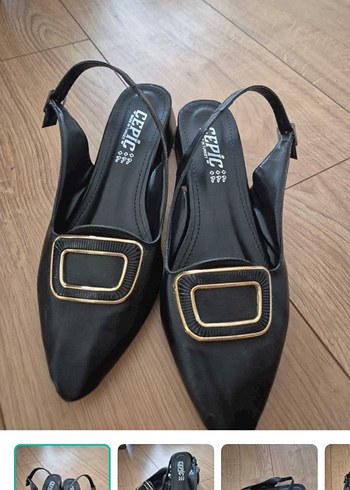 Zara Sikligin Ve Rahatligin Simgesi Siyah Slingback Topuklu Ayakkabi
