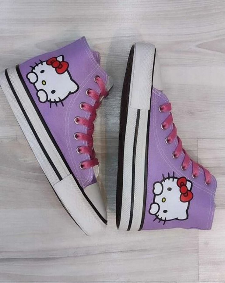 Hello Kitty Baskılı Kız Spor Ayakkabı - Görsel 2