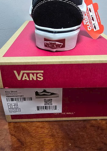 42 Beden beyaz Renk Vans knu skool spor ayakkabı