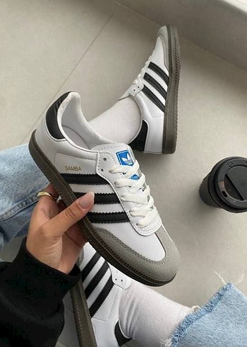 Adidas Adidas Samba Beyaz Gri Spor Ayakkabı
