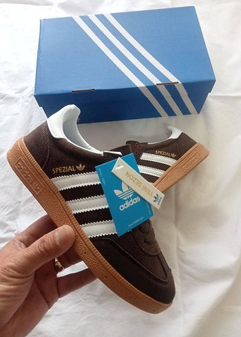 37 Beden kahverengi Renk Adidas Spezial Kahverengi Spor Ayakkabı