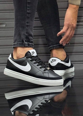 41 Beden siyah Renk Nike Siyah Erkek Spor Ayakkabı