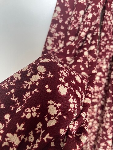 s Beden Mango bordo elbise