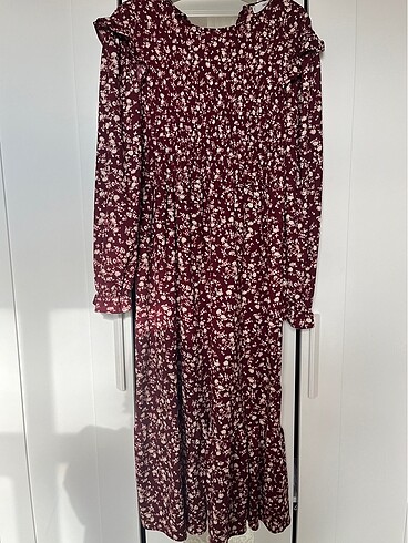 Mango bordo elbise