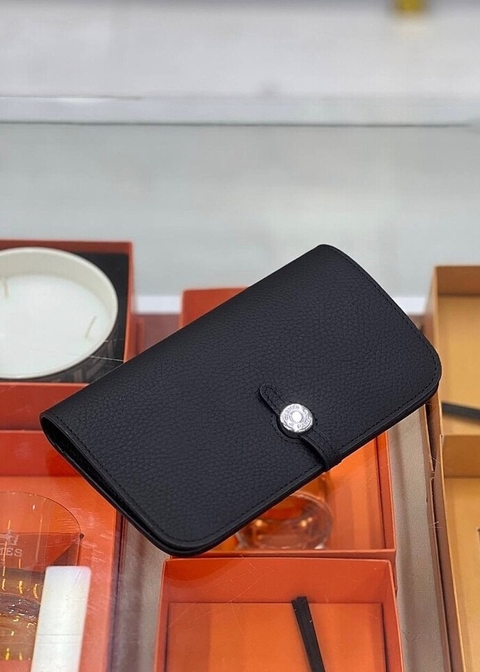 İthal yüksek kalite hermes cüzdan - Görsel 2