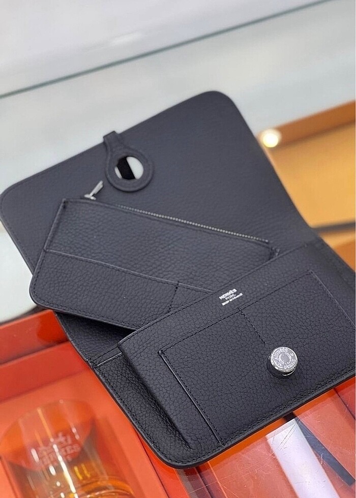 İthal yüksek kalite hermes cüzdan - Görsel 3