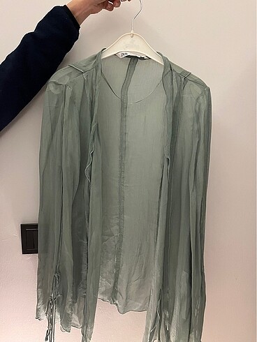 Zara Zara transparan hırka/kimono