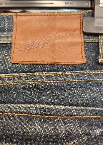 All Saints Allsaints Koyu Mavi Denim Jean