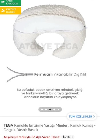 Diğer Beyaz Noktalı Emzirme ve Hamilelik Yastığı